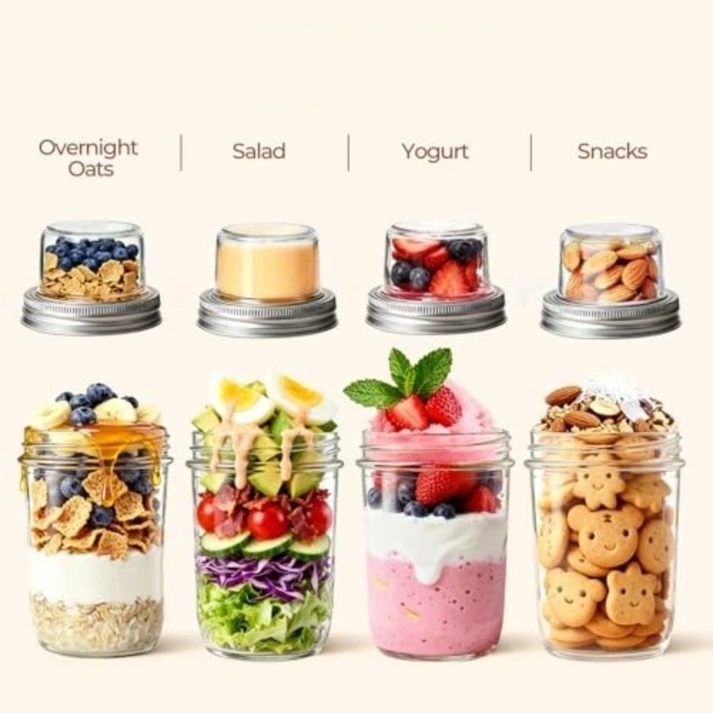 Dual-Layer Yogurt Parfait Cups - Meal Prep Yogurt ulasan dan harga