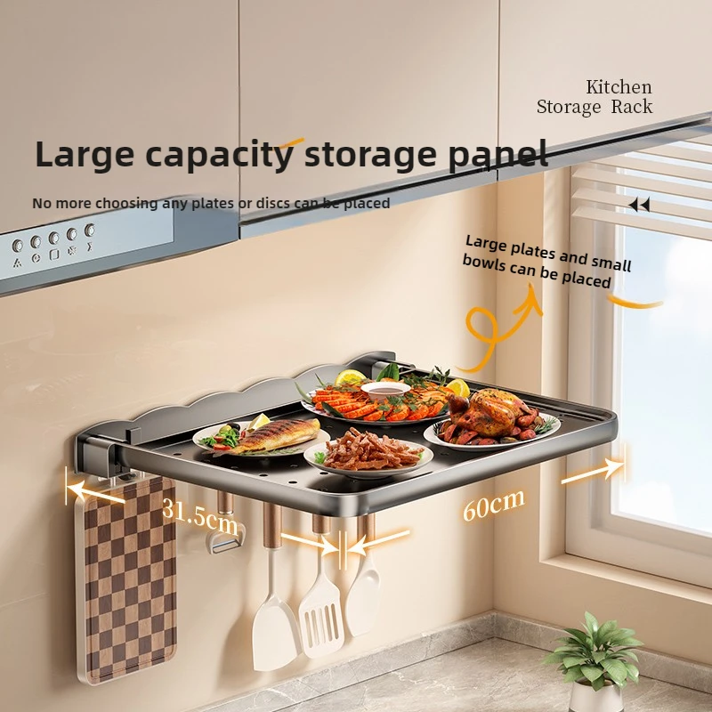Space Aluminum Foldable Kitche - Meal Prep For Cutting ulasan dan harga