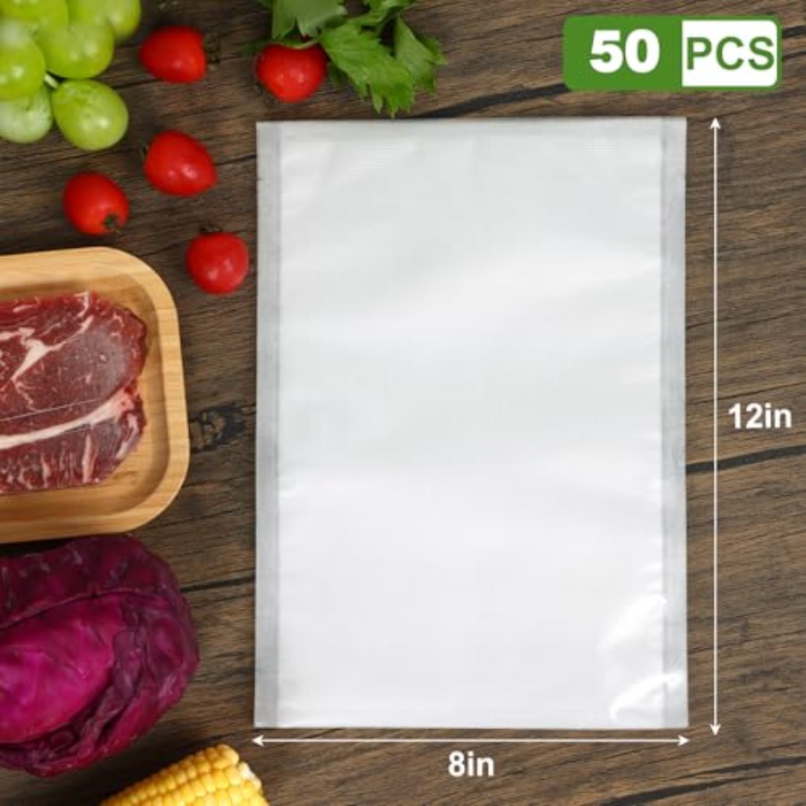 Moretoes pcs Vacuum Sealer Bag - Meal Prep For Cutting ulasan dan harga