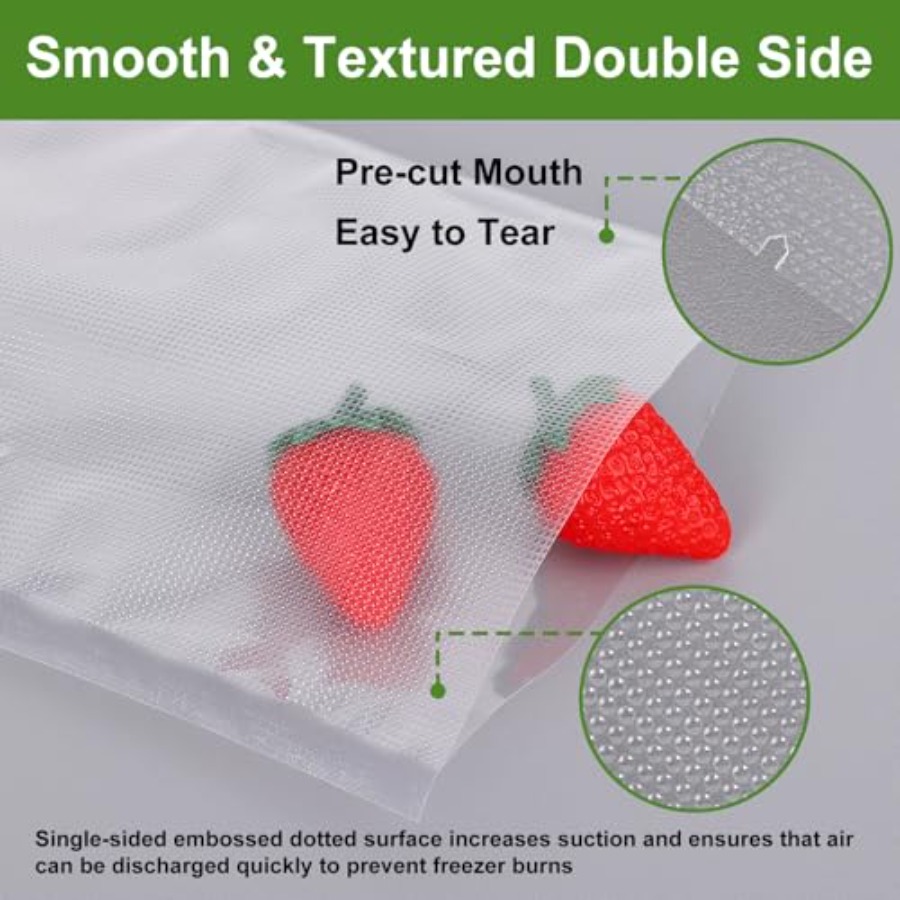 Moretoes pcs Vacuum Sealer Bag - Meal Prep For Cutting ulasan dan harga