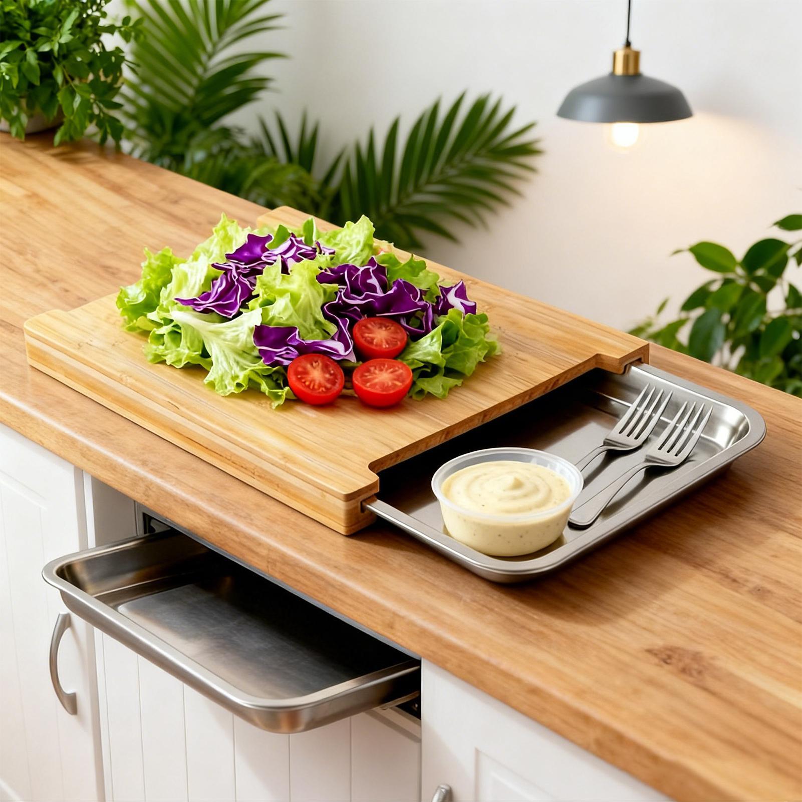 Wood Cutting Boards For Kitche - Meal Prep For Cutting ulasan dan harga