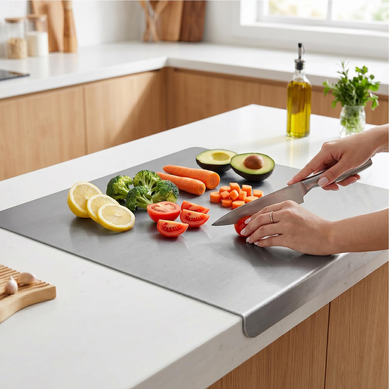 Non Slip Stainless Steel Cutti - Meal Prep Restaurant ulasan dan harga