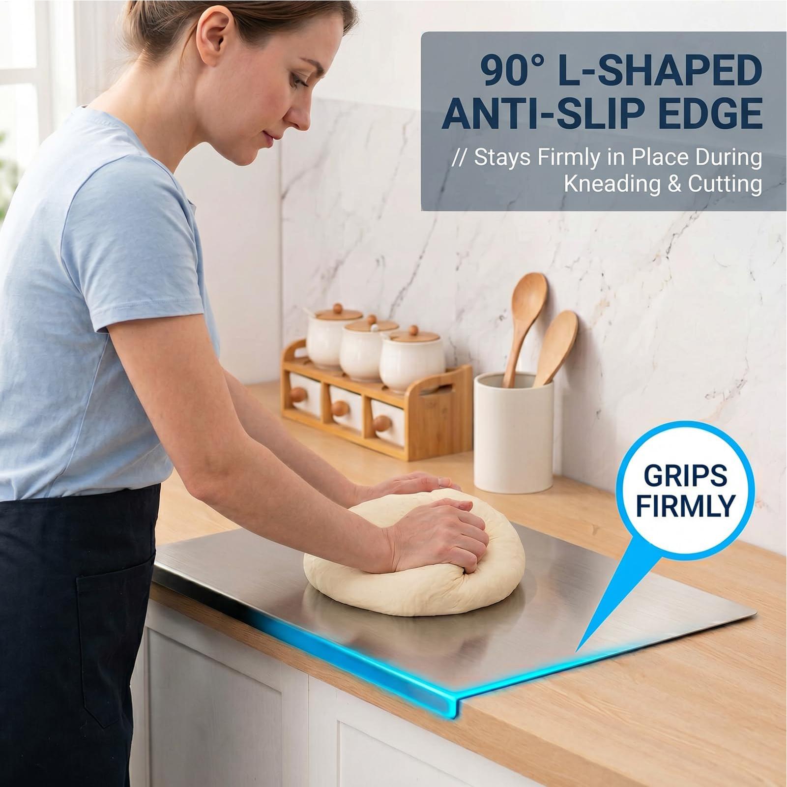 Non Slip Stainless Steel Cutti - Meal Prep Restaurant ulasan dan harga