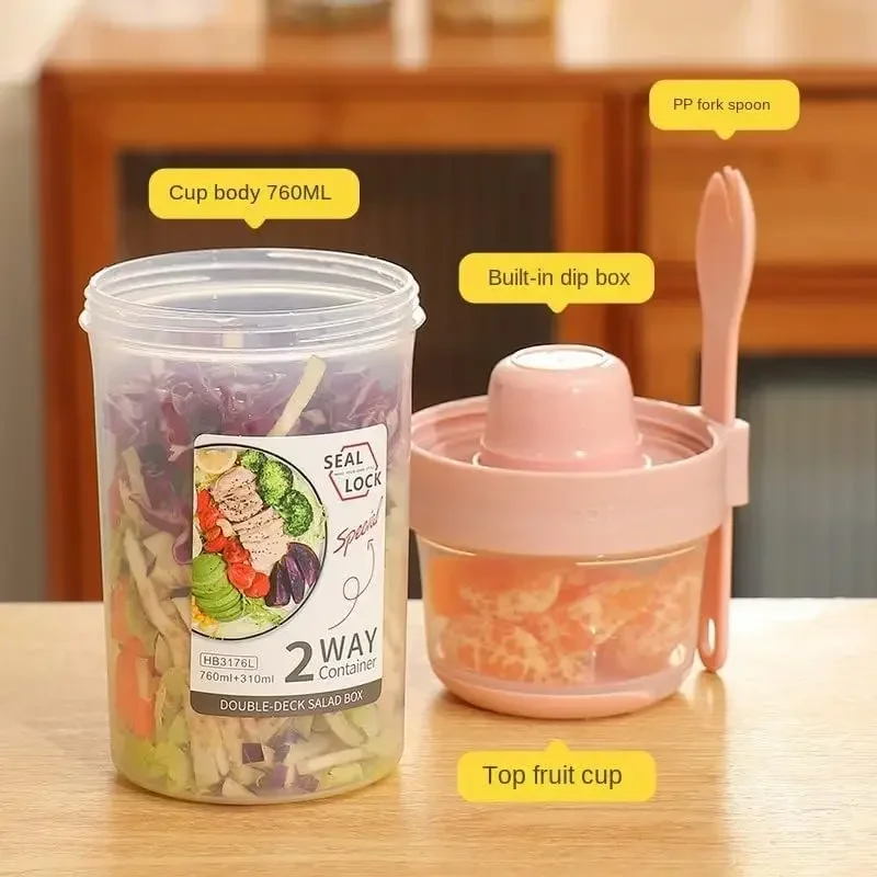 JUSTINLAU Portable Fitness Wei - Meal Prep Yogurt ulasan dan harga