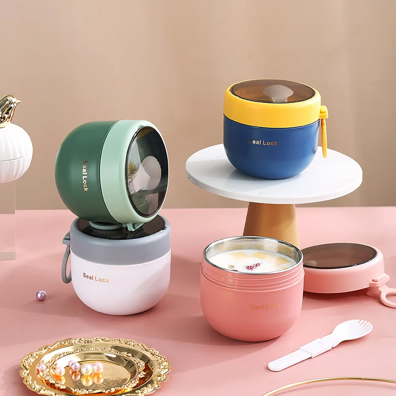 600ml/800ml  Breakfast Cups wi - Meal Prep Yogurt ulasan dan harga