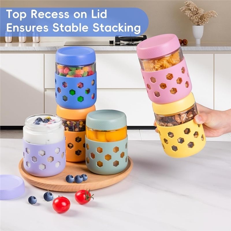 ABMR-1Set Overnight Oatmeal Ja - Meal Prep Oatmeal Jars ulasan dan harga