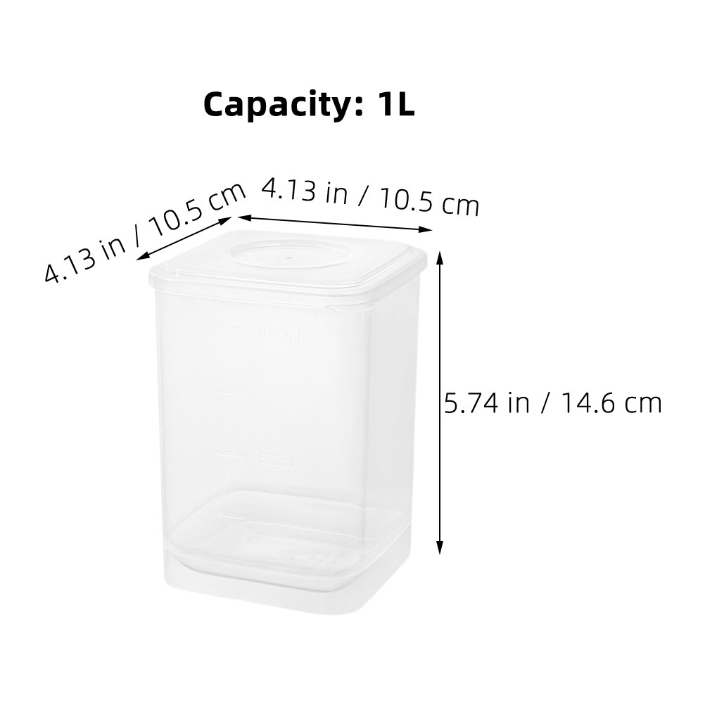 Clear Yogurt Storage Box Plast - Meal Prep Yogurt ulasan dan harga