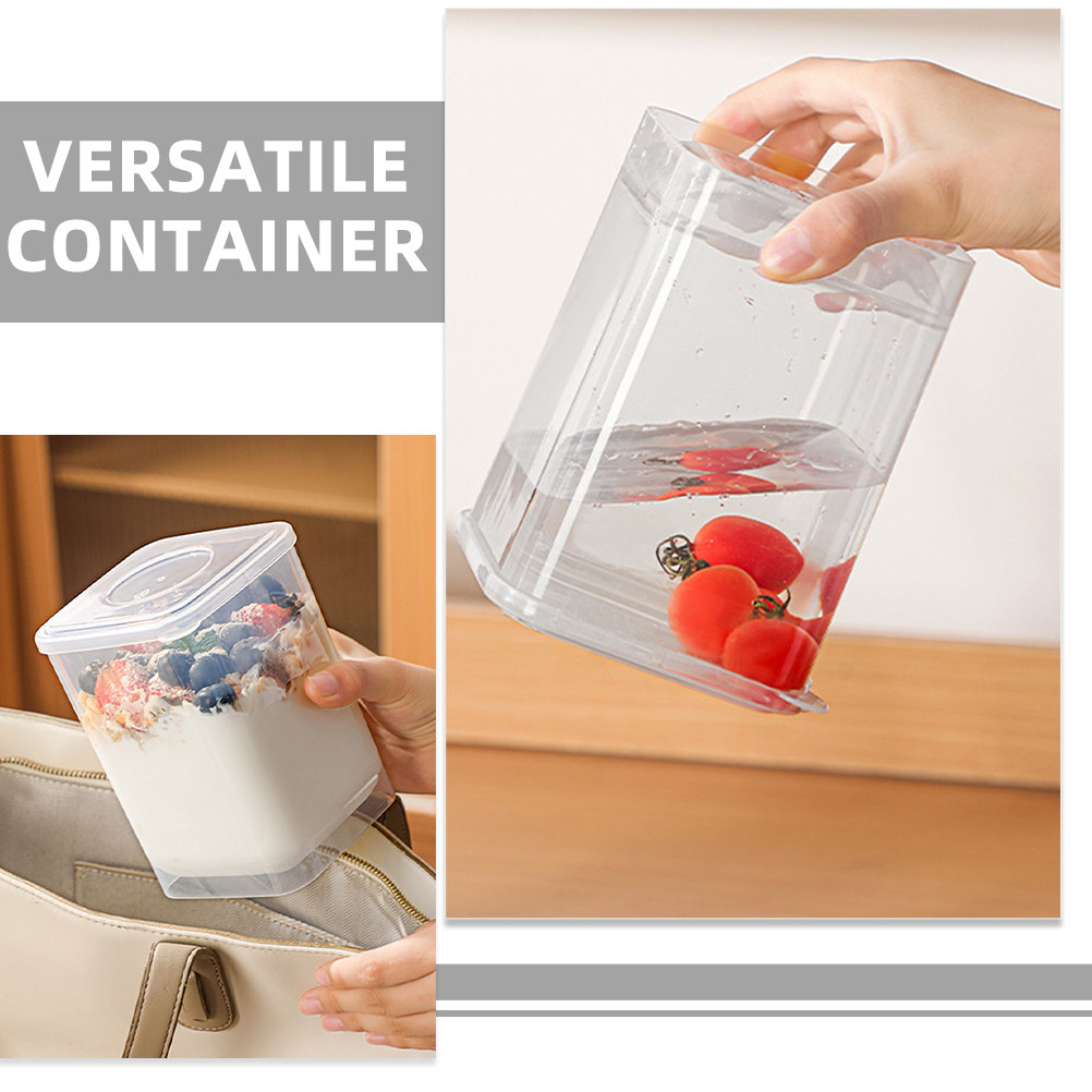 Clear Yogurt Storage Box Plast - Meal Prep Yogurt ulasan dan harga