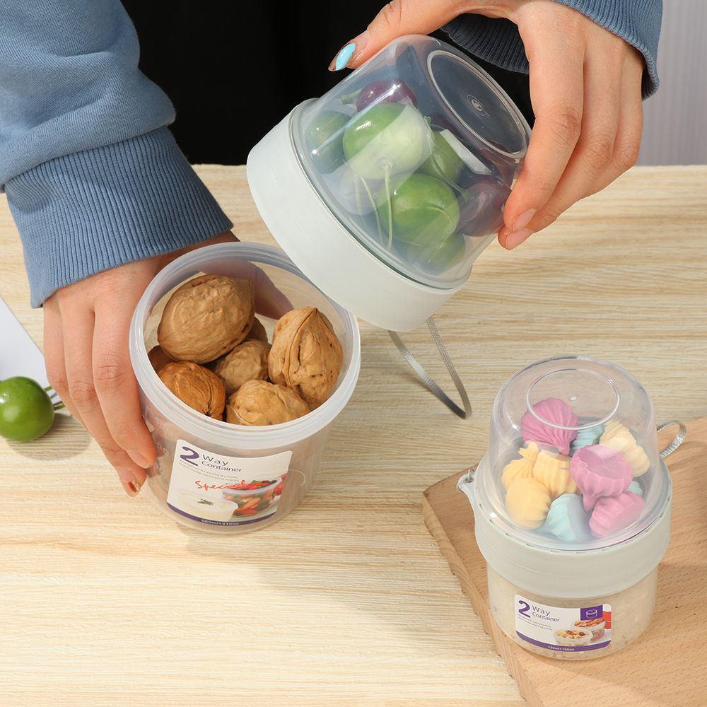Double-layer Fresh-keeping Box - Meal Prep Yogurt ulasan dan harga