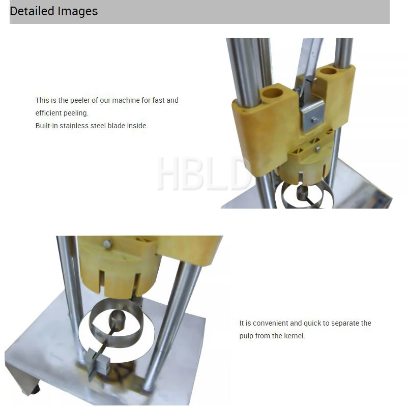 Manual Pineapple Peeling Machi - Pineapple Corer Slicer ulasan dan harga
