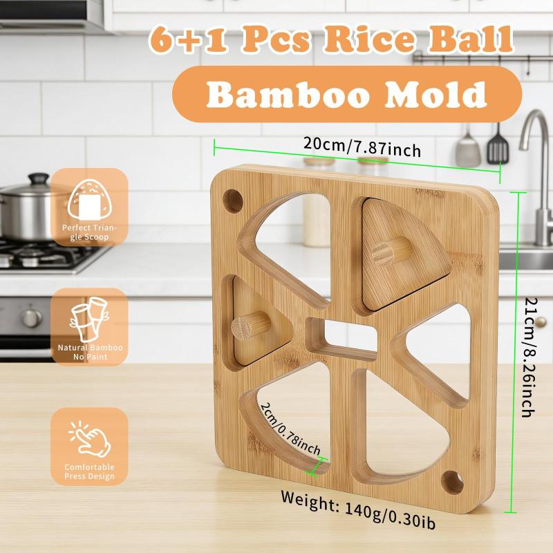 Wooden Onigiri Rice Ball Mold  - Meal Prep Onigiri ulasan dan harga