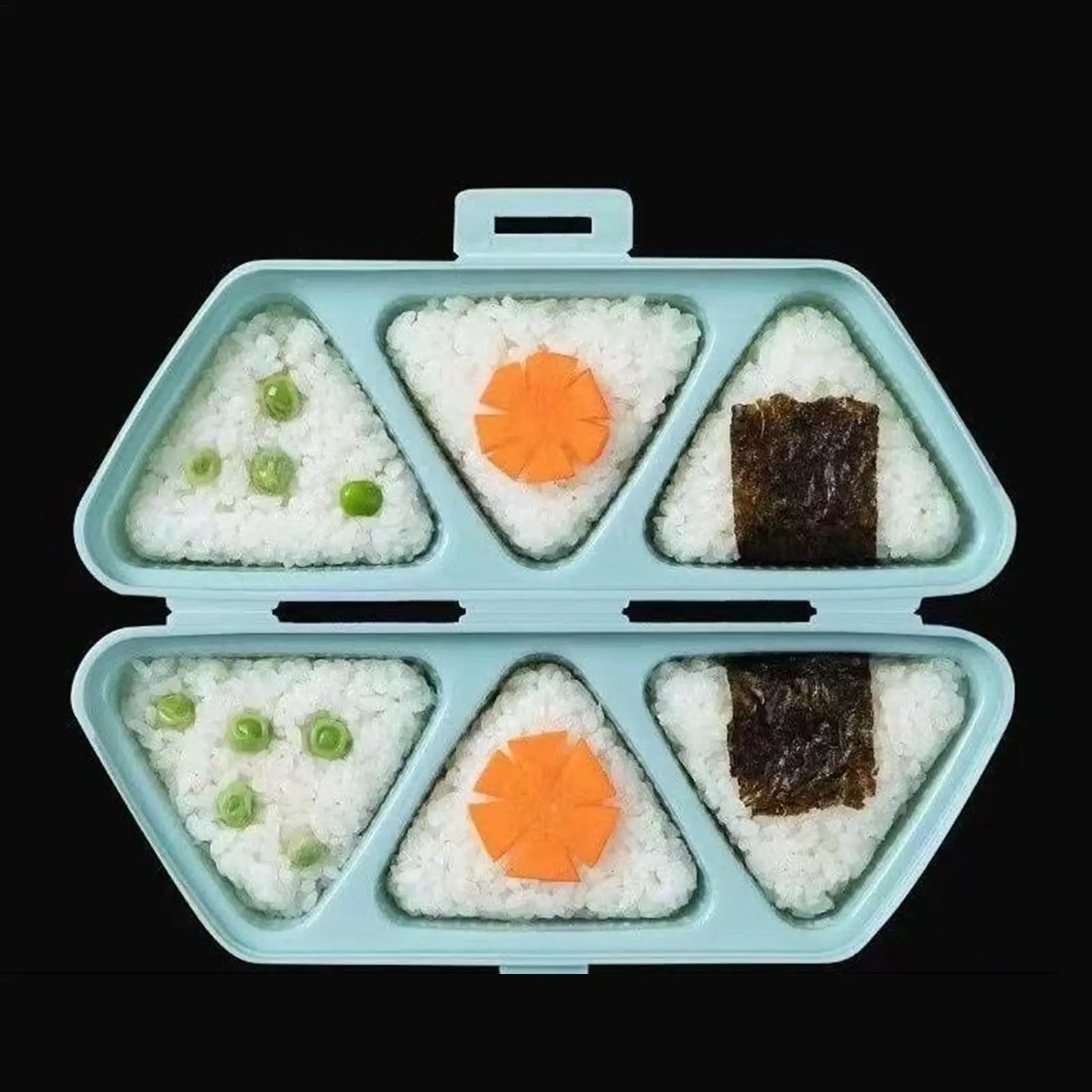 Sushi Mold Maker 6 Cavity Tria - Meal Prep Onigiri ulasan dan harga