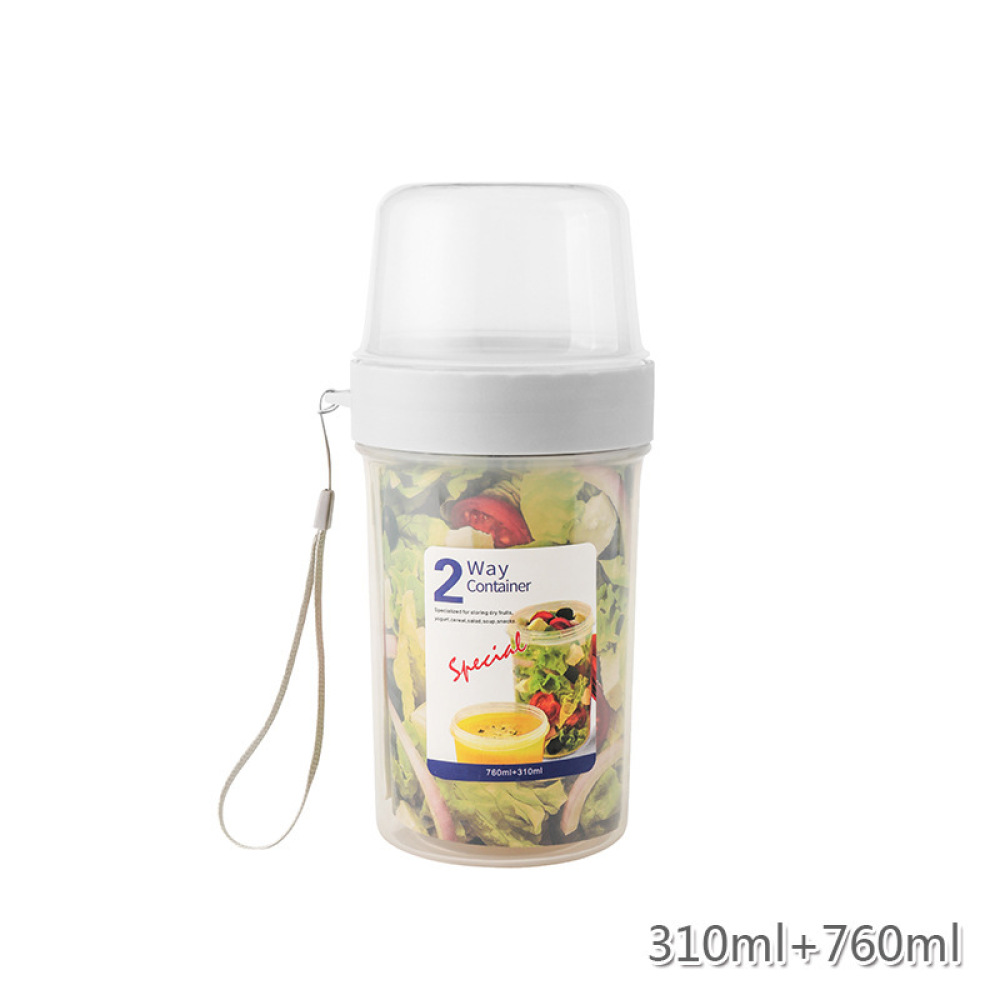 Double Layer Leakproof Food Ca - Meal Prep Yogurt ulasan dan harga
